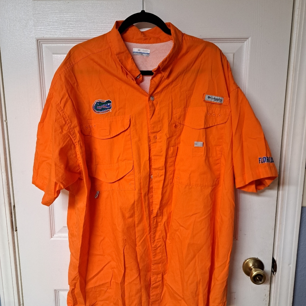 Men's FL Gators 2xl Columbia fishing shirt
